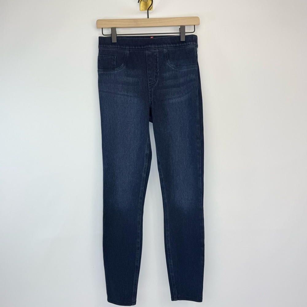 Spanx Jean-ish Ankle Leggings Women's Size Small Mid-Rise Skinny Fit